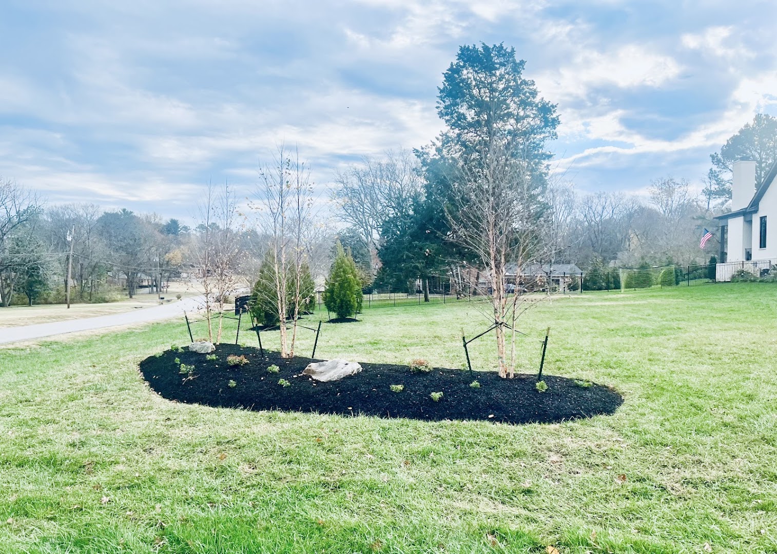 Brick home with full landscaping, Brentwood TN