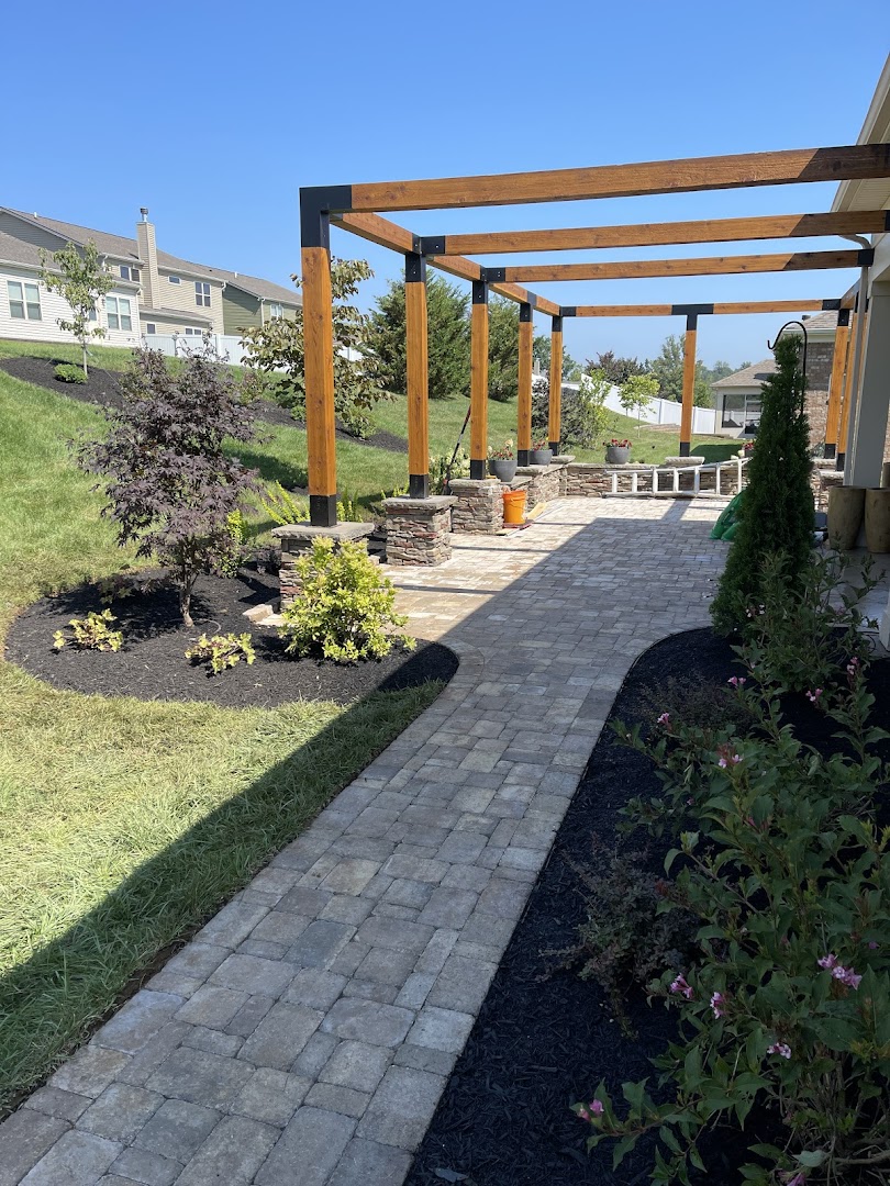 Pergola over paver walkway, Franklin TN